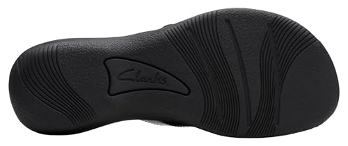 Clarks Clarks Women's Breeze Reyna Cloudsteppers Flip-Flop, Black Patent Synthetic, 9