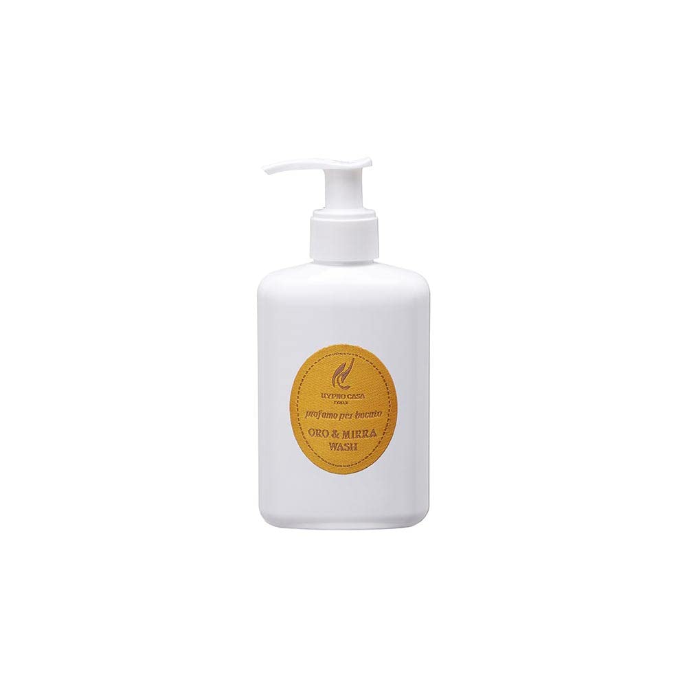 Hypno Casa - Koncentrata zapachowa do pralki, 200 ml, z dozownikiem, Made in Italy (Oro & Mirra)