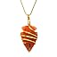 Gold Spiral Arrowhead