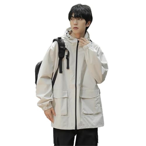 Manteau coupe-vent hommes GUOYUXIAO idéal pour le vélotaf et les balades urbaines