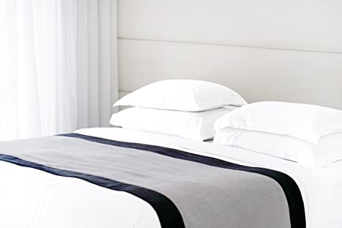 Mayfair Linen 8904429501778 Pillow Shams Set Of 2 White 600 Thread Count 100% Egyptian Cotton Pack Of 2 King Size White Pillow Shams Cushion Cover, Cases Super Soft Decorative thumb #5