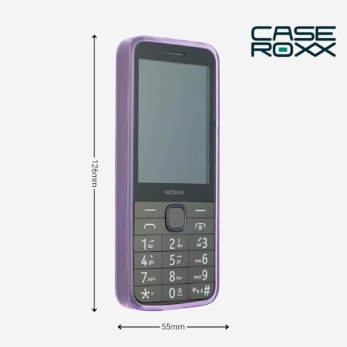 caseroxx TPU-Case in purple for Nokia 235 4G (2024) / 215 4G (2024) / 220 4G (2024) - shockproof & precise fit - Image 4