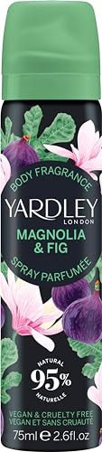 Yardley Magnolia & Fig Spray corporel 75 ml – Pour elle – Format voyage