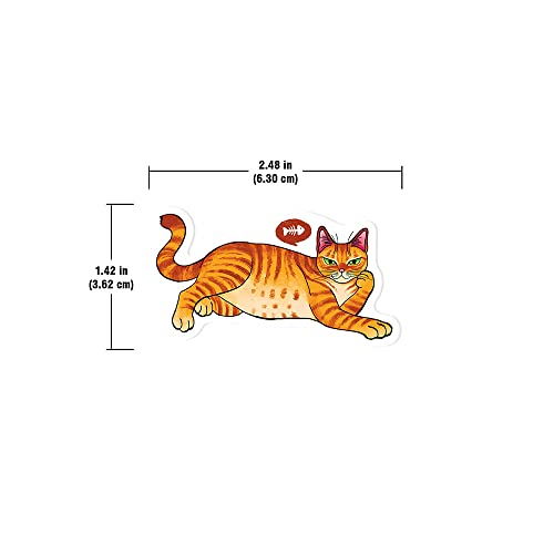 Image of WIRESTER Set of 2 Fresh Scented Car Air Freshener Vent Clip, Decorative Accessories, Interior Decoration for Cars, Dog, Cat, Fox, Frog, Raccoon, Pig Funny Playful Postures