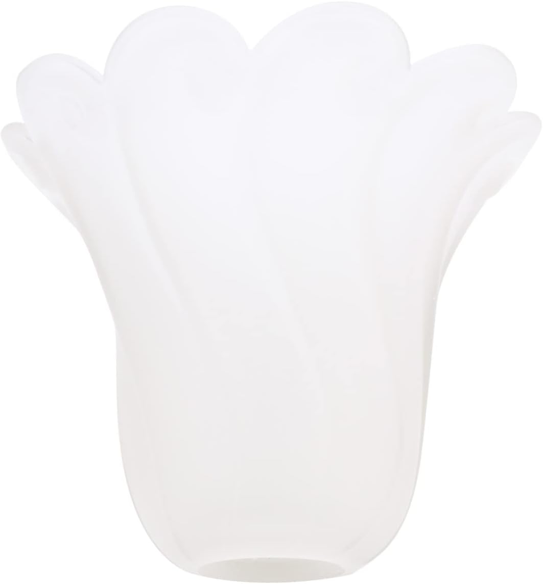 Replaceable Floral Glass Lamp Shade for Wall Light Cover Elegant Household Lighting Fixture for Living Room Bedroom Easy to Install Creates Warm Ambiance