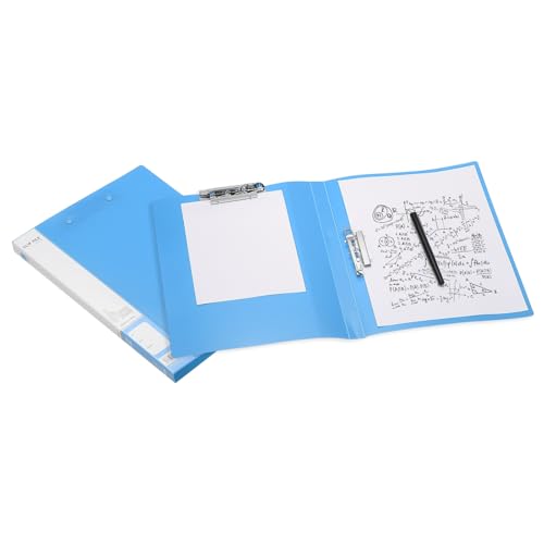 Classeur A4 sans anneaux PATIKIL : fixez vos feuilles sans perforatrice grâce aux pinces