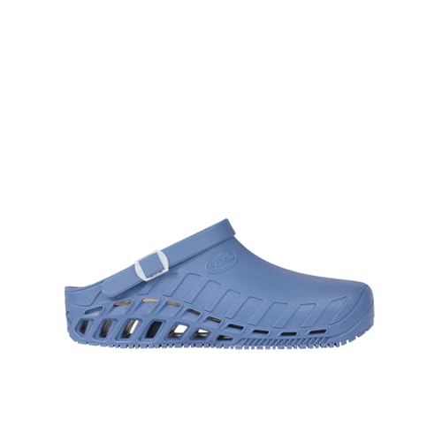Scholl Clog Evo, Zoccoli Sanitari Medicali Unisex-Adulto, Blu, 38.5 EU
