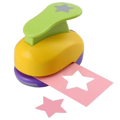HAUSTGO 1.5 Inch Star Punch - Creates Perfect Stars Every Time Handmade Scrapbooking Tool for Card Making DIY Photo Albums Invitations & Decorations