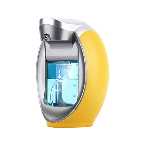 Dispensador jabon Dispensador de jabón de espuma de inducción automático Desinfectante de manos Champú Gel de ducha Montado en la pared Dispensador de jabón dispensador de líquidos ( Color : Yellow )