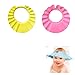 YANGJI 2pcsGorro de Ducha para Bebé,Champú Ajustable para Bebé,para Bebé Sombrero Champú Evite que el Agua Fluya a Ojos y de la Cara.