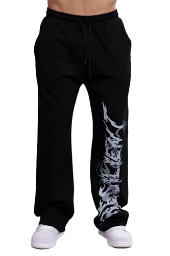 Image of FUAARK Men's Straight Tracks Oversized Cotton Terry Gym & Streetwear Pants