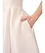 Adrianna Papell Women's Sleeveless Tea Length Dress, Ivory, 16