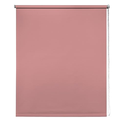 Thermal Blackout Blinds, Pink 140cm (55.11"), 165cm Drop - Blackout Roller Blinds For Inside and Outside Recess Fitting - Window Blinds of Multiple Colours and Sizes by New Edge Blinds
