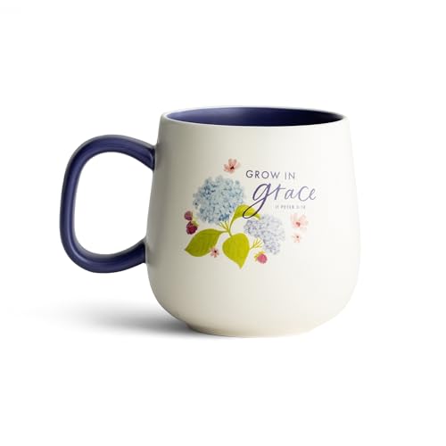 Taza de Cerámica Floral Grow in Grace 16oz miniatura 1