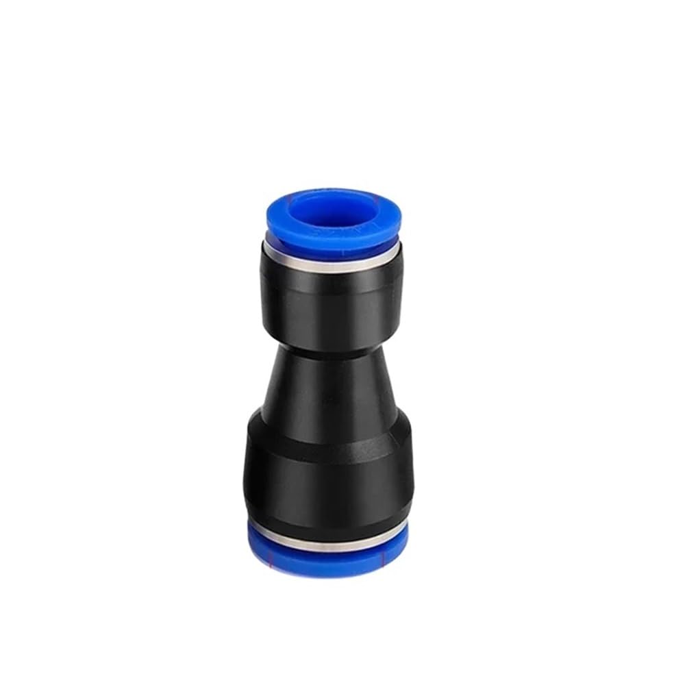 Raccordi Pneumatici in PU Connettore in plastica PG 4 mm 6 8 10/12/14 16 Tubo Flessibile for Aria e Acqua Connettori rapidi for Gas Dritti a innesto rapido(PG 8-6,100 PCS)
