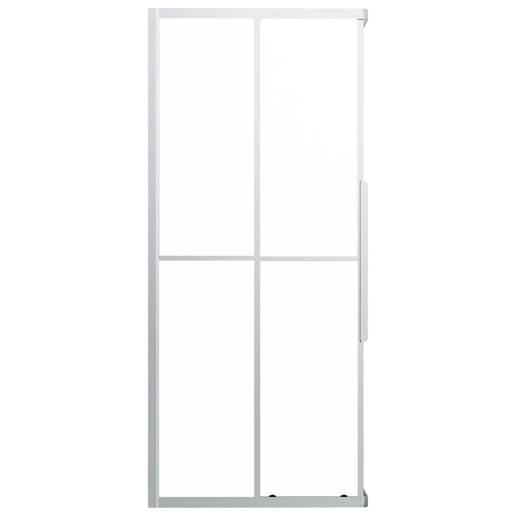 Cabina de ducha ESG mate, 90 x 70 x 180 cm, con marco de aluminio, ahorra espacio, ducha esquinera, mampara de ducha mate, puerta corredera silenciosa, incluye accesorios de montaje para baño