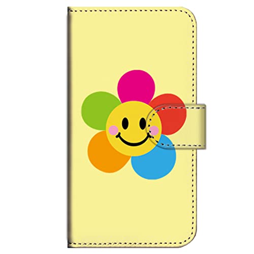 �K�[���Y�l�I Galaxy A25 5G �p�� �P�[�X SC-53F SCG33 �X�}�z�P�[�X �M�����N�V�[A25 5G �P�[�X �蒠�^ �g�уJ�o�[ �ϏՌ� (SMILE*flower ���C���{�[) SC-53F-PD-MYR-YSZ-0247