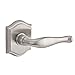 Baldwin Reserve Decorative Levers - Traditional Arch Rosette - 150 Satin Nickel - Passage