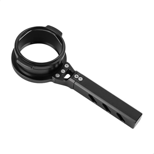 watchget 58mm Adjustable Angle Bottomless Portafilter Handle - Compatible with