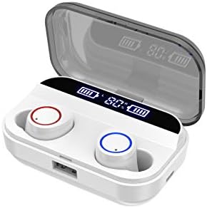 Wireless Bluetooth Headset, Bass Earphone with Microphone Bluetooth V4.2+EDR,Noise Reduction in-Ear Sweat-Proof Headphones, High-Fidelity Stereo Noise Reduction Microphone, 2 Hrs Charging