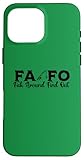 FOFA Fish Around Find Out Bold Funny Fishing Case for iPhone 16 Pro Max