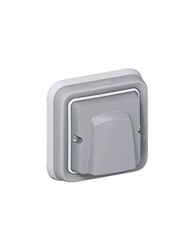Legrand 069848 Sortie de Câbles Étanche avec Serre-Câble Plexo, Complet Encastré, Gris