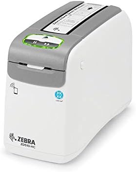 Zebra ZD510-HC Mono 300dpi Direct Thermal USB LAN BT Wristband Barcode Printer ZD51013-D01E00FZ (Renewed)