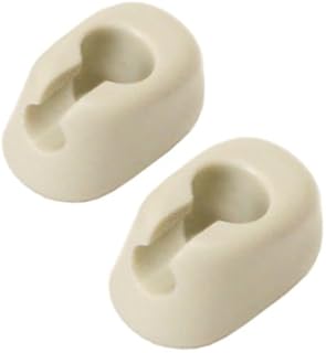 Empi 4429 Ivory Sun Visor Clips For Vw Bug 1965-1967/ Vw Bus 1968-1979, Pair