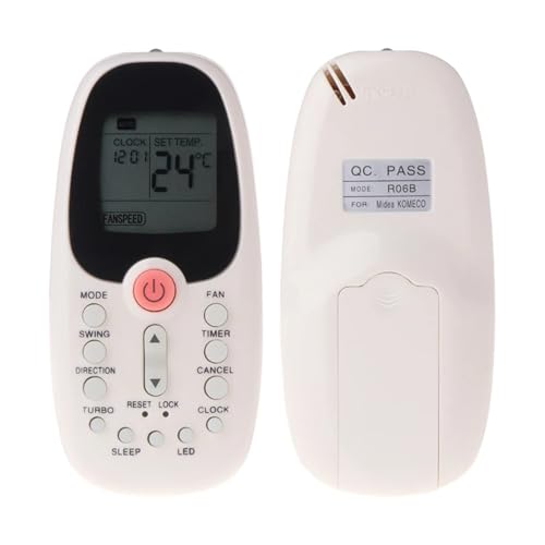 Télécommande de remplacement pour climatiseur Midea Comfee et Komeco R06 BGCE - 4