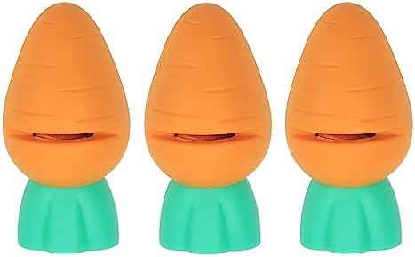 3Pcs Multifunctional Sharpening Stone Quick Sharpener Cute Carrot Mini Orange Kitchen Gadgets image 2