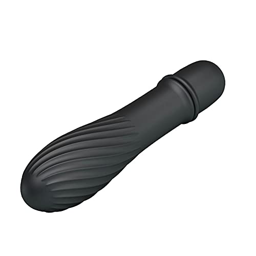 PRETTY LOVE SOLOMON - Mini Vibrador Em Silicone Com Relevo E 10 Modos De Vibração 12,2 X 2,9 Cm Pret