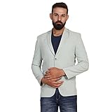TAHVO Blazer de cuadros de tweed para hombre, Verde 2, 50