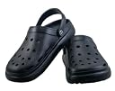 FLITE Clogs for Men | Lightweight & Comfortable Slip-On Sandals | Soft Cushioned Sole | Water-Resistant & Durable Daily use Footwear (Black, UK Footwear Size System, Adult, Men, Numeric, Medium, 8) gallery image