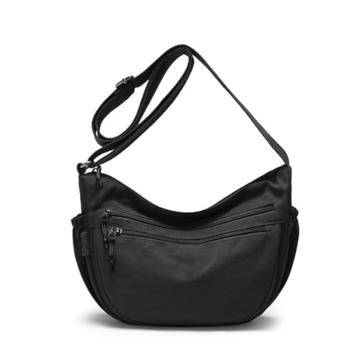Trendy Crescent Nylon Crossbody Bag