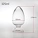 ZEQIANG Matches in a Jar, Glass Match Cloche with Striker, Glass Match Holder with Striker, Fancy Matches in a Jar with Striker, Match Striker Holder Jar for Candle Fireplace-Match Not Included
