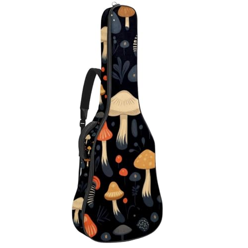 Sac pour guitare étanche à motif champignon pour vos cours