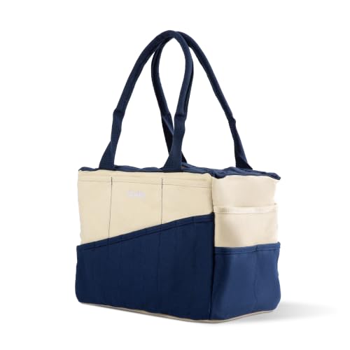 Soolla Studio Bag: Art Supply, Stationery & Pottery Tool Bag, Washable Tote For Yarn, Crochet, Painting, 30 Pockets (Marina) by Soolla - Used condition - Image 3