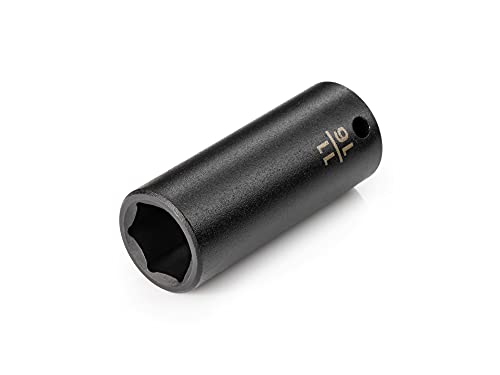 Image of TEKTON 3 /8 Inch Drive x 11 /16 Inch Deep 6-Point Impact Socket | SID13017