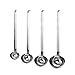 4 Stück Edelstahl Suppenkelle, Nizirioo Schöpflöffel mit Halter, Schöpflöffel Lang Griff Suppenkellen Küchenhelfer Set, 1/2/3/4 oz Saucenlöffel Gießlöffel Schöpfkelle für Hause Küche Restaurant Party Handtuchhalter,Edelstahl günstig Kaufen-4 Stück Edelstahl Suppenkelle, Nizirioo Schöpflöffel mit Halter, Schöpflöffel Lang Griff Suppenkellen Küchenhelfer Set, 1/2/3/4 oz Saucenlöffel Gießlöffel Schöpfkelle für Hause Küche Restaurant Party