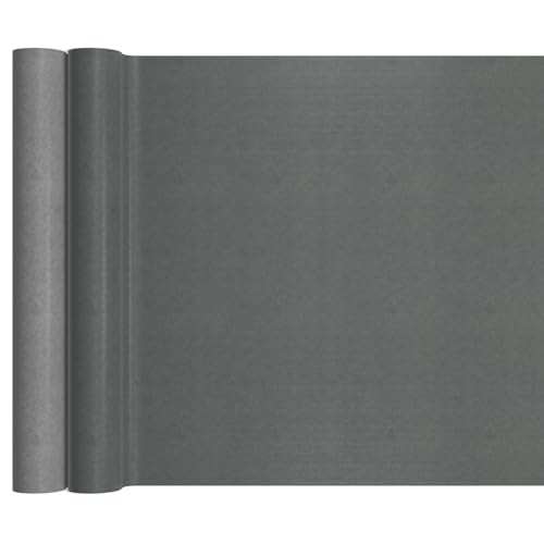 Revêtement de sol en PVC vendu au mètre, revêtement de sol en vinyle, largeur 140 cm, uni aspect béton, anthracite, 100 x 140 cm