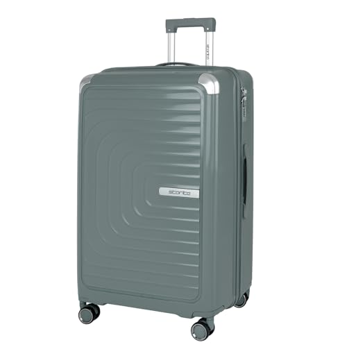 Image of Storite 74Cms | 28 Inch Polypropylene Hard Side Cabin Trolley Luggage with 360 Spinner Wheels & TSA Lock Lightweight Travel Suitcase for Men & Women - Quartz Grey