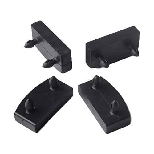 Xiaonan 20Pcs 53Mm X 9Mm Plastic Bed Slat Cover Replacement Holders End Caps For Holding Securing Wooden Slats Bed Base (20Pcs End Caps) #TOP4