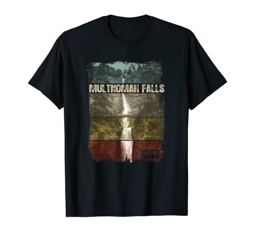Vintage Multnomah Falls Tee - Multnomah Falls Oregon T-Shirt