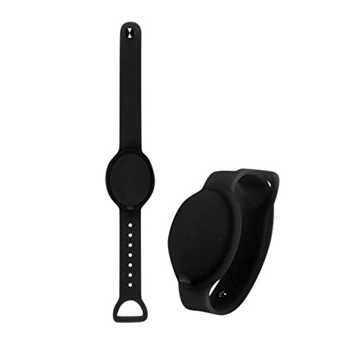 Hand Sanitizer Dispensing Portable Bracelet Wristband Hand Dispenser 10ML (Black, 1PC)