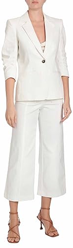 Cinq à Sept Women's White Denim Khloe Blazer