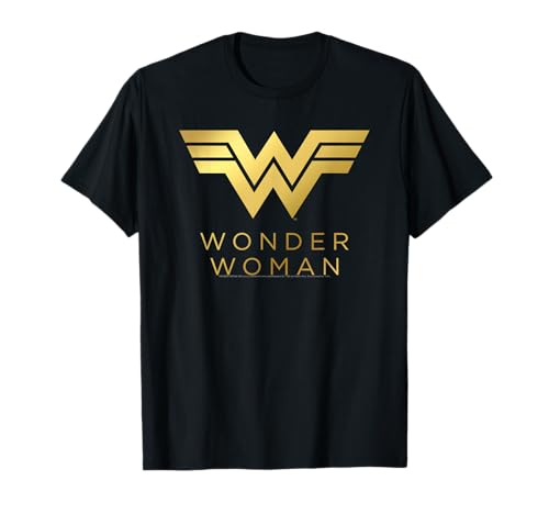 Wonder Woman84 Golden Logo T-Shirt