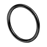 Artibetter Aro Nariz 10Mm de Acero y Titanio Diseño Creativo, Pendiente Perforante para Nariz, Accesorio para Ocasiones Informales y Reuniones Familiares