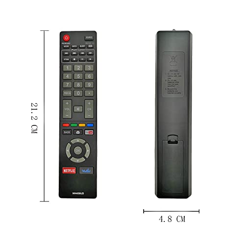 Amairiyca Replacement Nh409Ud Magnavox Tv Remote Control For Magnavox Tv 32Me305V/F7 39Mf412B/F7 40Mv336X 43Mv314X 50Mf412B/F7 55Me314V #TOP2