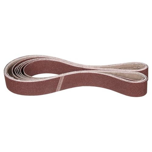 Image of CoCud 50mm x 1829mm Sanding Belt, 6 Pcs 40 Grit Knife Sharpener Belts Work Sharpening for Belt Sander Knife Carving Tool Metal Working