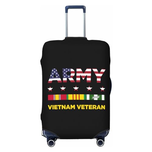 Army Vietnam Veteran Suitcase Cover Protector Fit 18-32 Inch Luggage X-Large